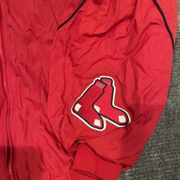 Vintage Boston Red Sox Jacket Mens Large  Majestic MLB Authentic Collection - Picture 3 of 7